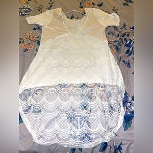 High-low White Top 🤍